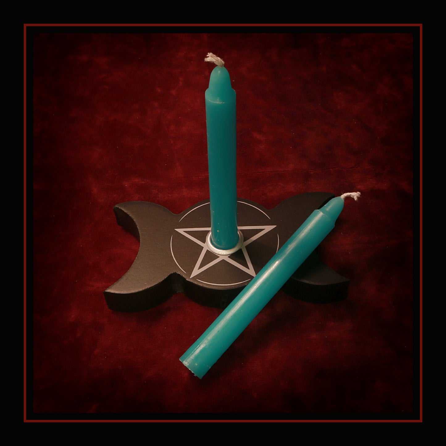 ✨ Embrace the Mystical with Our Triple Moon Goddess Candle Holder! 🌕🌙🕯️✨